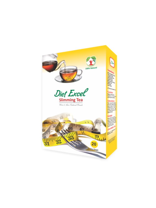 Diet Excel Slimming Tea is a natural blend designed to enhance weight loss by supporting detox and fat metabolism.